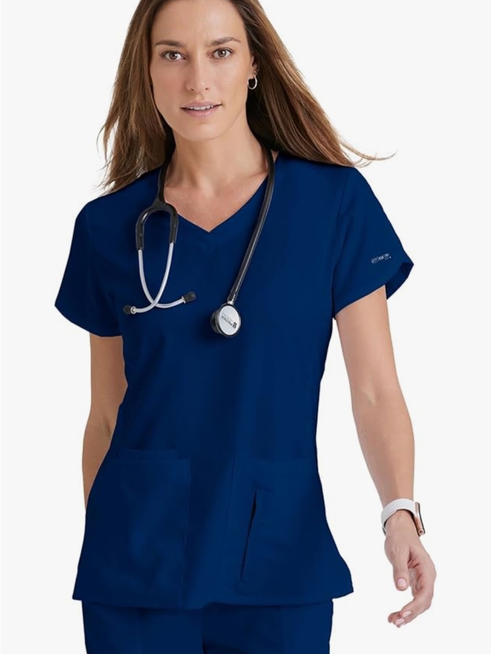NWT XL Grey’s Anatomy Indigo V Neck Scrub Top!